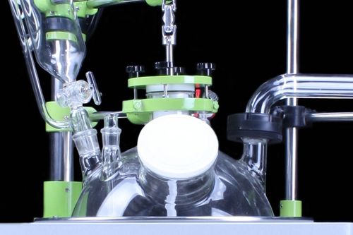 工厂销售单层搪玻璃反应釜与 teflons 搅拌器